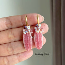 Load image into Gallery viewer, Rhodochrosite earrings