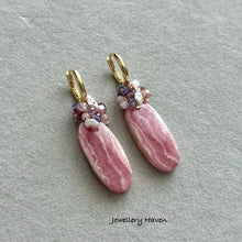Load image into Gallery viewer, Rhodochrosite earrings