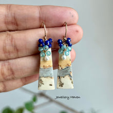 Laden Sie das Bild in den Galerie-Viewer, Maligano Jasper earrings