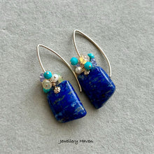 Load image into Gallery viewer, Lapis lazuli earrings