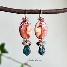 Cargar imagen en el visor de la galería, Mookaite jasper earrings