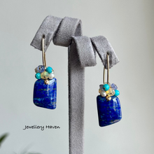 Load image into Gallery viewer, Lapis lazuli earrings