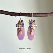 Laden Sie das Bild in den Galerie-Viewer, Phosphosiderite earrings