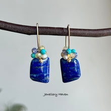 Load image into Gallery viewer, Lapis lazuli earrings