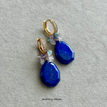Load image into Gallery viewer, Lapis lazuli earrings