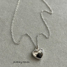 Load image into Gallery viewer, Dendritic agate quartz doublet heart pendant necklace 925 silver