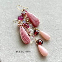 Load image into Gallery viewer, Rhodochrosite earrings