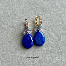Load image into Gallery viewer, Lapis lazuli earrings