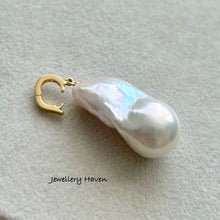 画像をギャラリービューアに読み込む, Ombre tourmaline and lustrous baroque pearl necklace