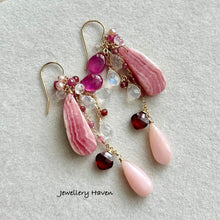 Load image into Gallery viewer, Rhodochrosite earrings