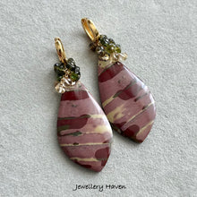 Load image into Gallery viewer, Cherry creek jasper earrings
