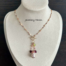 Cargar imagen en el visor de la galería, Summer blooms Edison pearl necklace