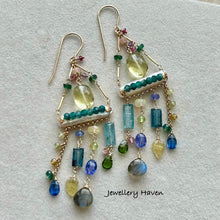 Load image into Gallery viewer, Monet chandelier earrings