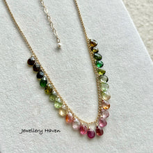 Load image into Gallery viewer, Ombre Tourmaline necklace