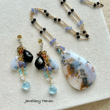 Load image into Gallery viewer, Dendritic opal pendant necklace