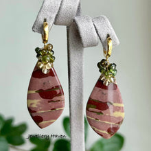 Load image into Gallery viewer, Cherry creek jasper earrings