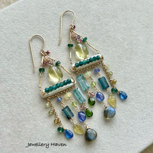 Load image into Gallery viewer, Monet chandelier earrings