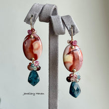 Cargar imagen en el visor de la galería, Mookaite jasper earrings