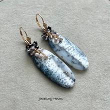 Carica l'immagine nel visualizzatore di Gallery, Dendritic opal earrings
