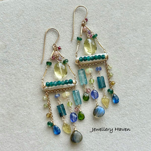 Monet chandelier earrings