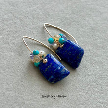 Load image into Gallery viewer, Lapis lazuli earrings