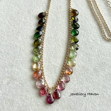 Cargar imagen en el visor de la galería, Ombre Tourmaline necklace