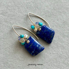 Load image into Gallery viewer, Lapis lazuli earrings
