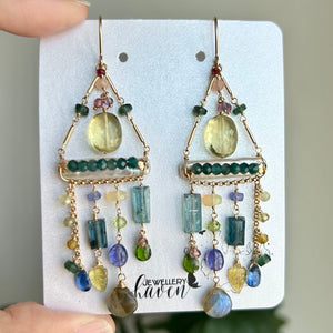 Monet chandelier earrings