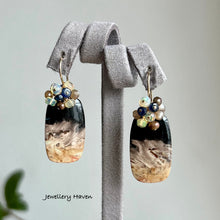 Charger l'image dans la galerie, Palm root agate earrings