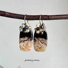 Charger l'image dans la galerie, Palm root agate earrings