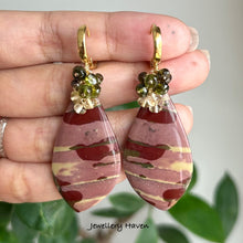 Load image into Gallery viewer, Cherry creek jasper earrings