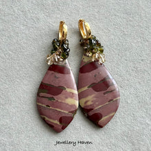 Load image into Gallery viewer, Cherry creek jasper earrings