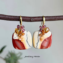 Charger l'image dans la galerie, Mookaite Jasper earrings