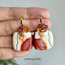 Charger l'image dans la galerie, Mookaite Jasper earrings