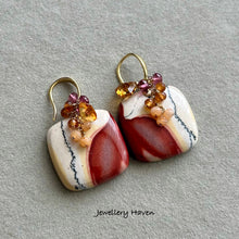 Charger l'image dans la galerie, Mookaite Jasper earrings