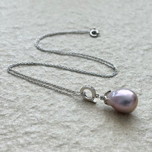 Load image into Gallery viewer, Lilac purple Edison pearl necklace